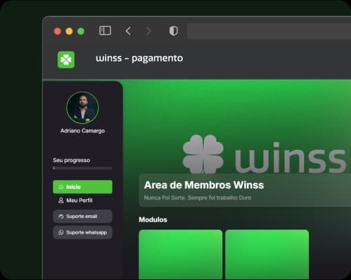 Área de membros exclusiva